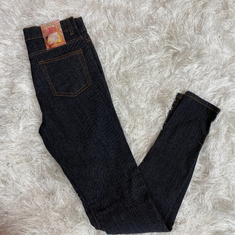 American Quality Denim High Rise Distressed Jeans